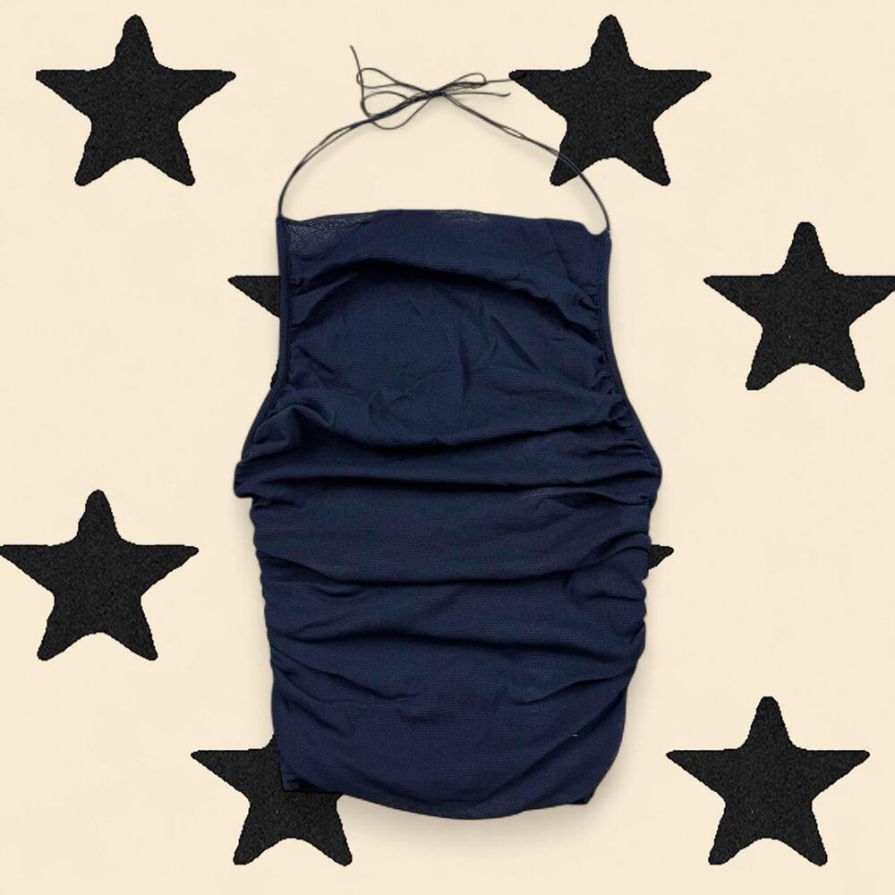 ★ Urban Outfitters black halter crop top ★